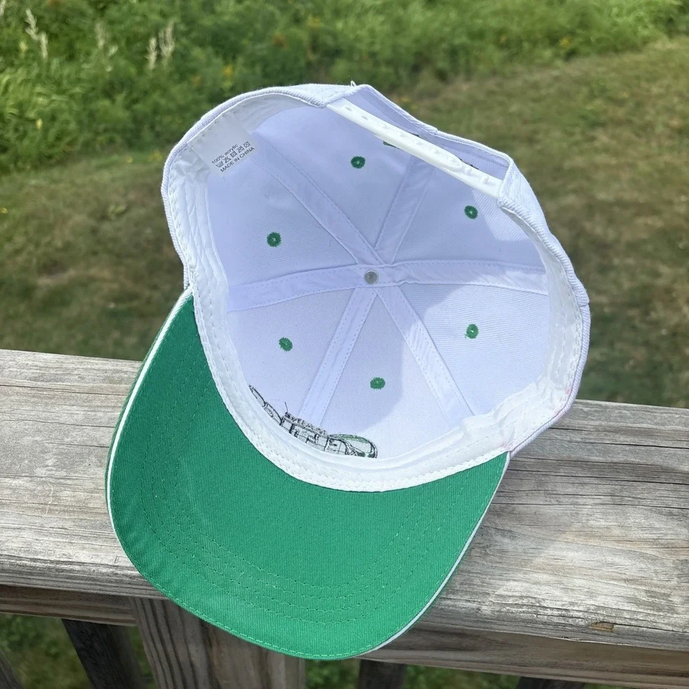 Maine Celtics white with green brim minor league basketball cap TD Bank